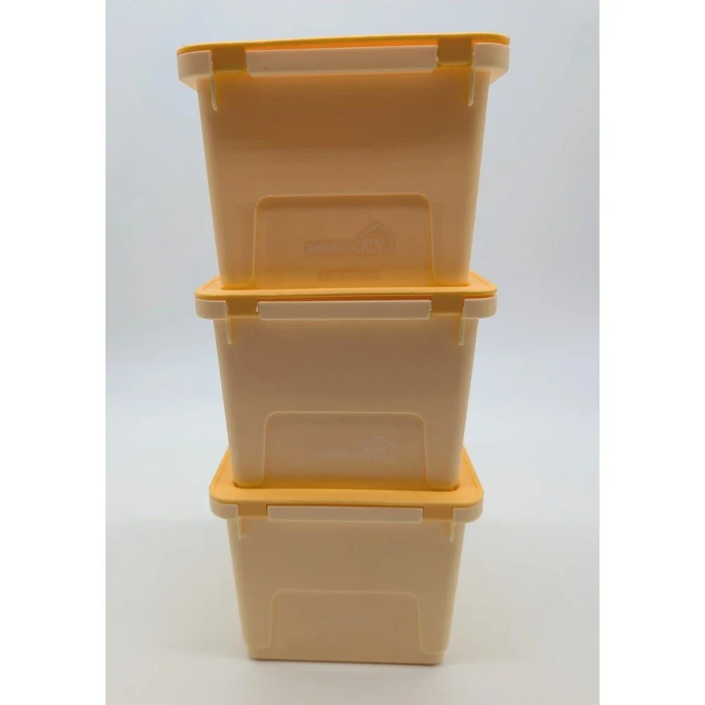 Miniso Shiba Mini Family Storage Boxes Teens Makeup Vanity Stackable